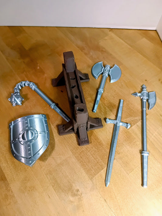 3D Printed Warrior's Armory Rack