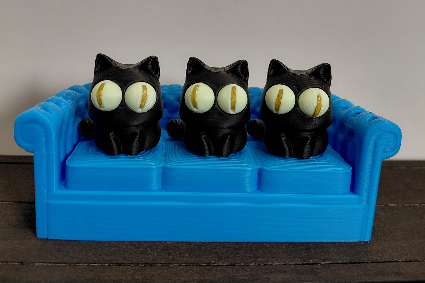 Mini Cat Trio Sofa Set - 3D Printed