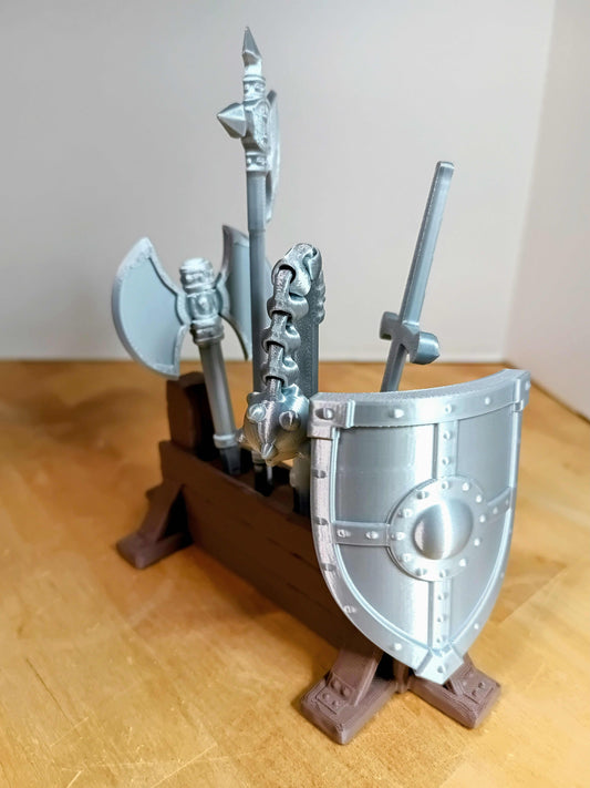 3D Printed Warrior's Armory Rack