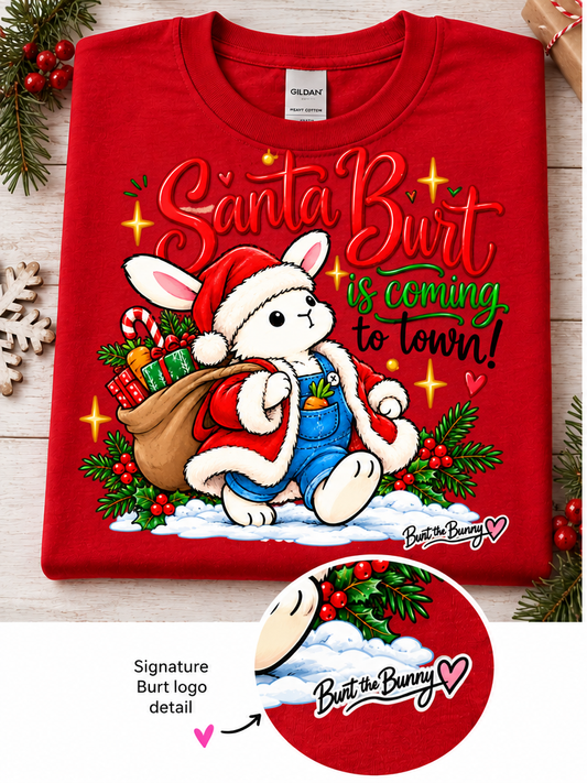 Burt the Bunny - Santa Burt - Kids T-Shirt